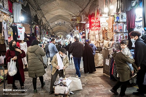 بازار بزرگ تهران، چند روز مانده به عید
